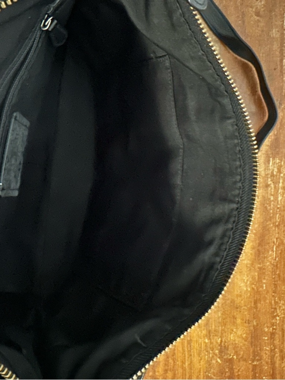 Coach Black Pebbled Leather Messenger Bag with Stud Trim - Picture 5 of 5